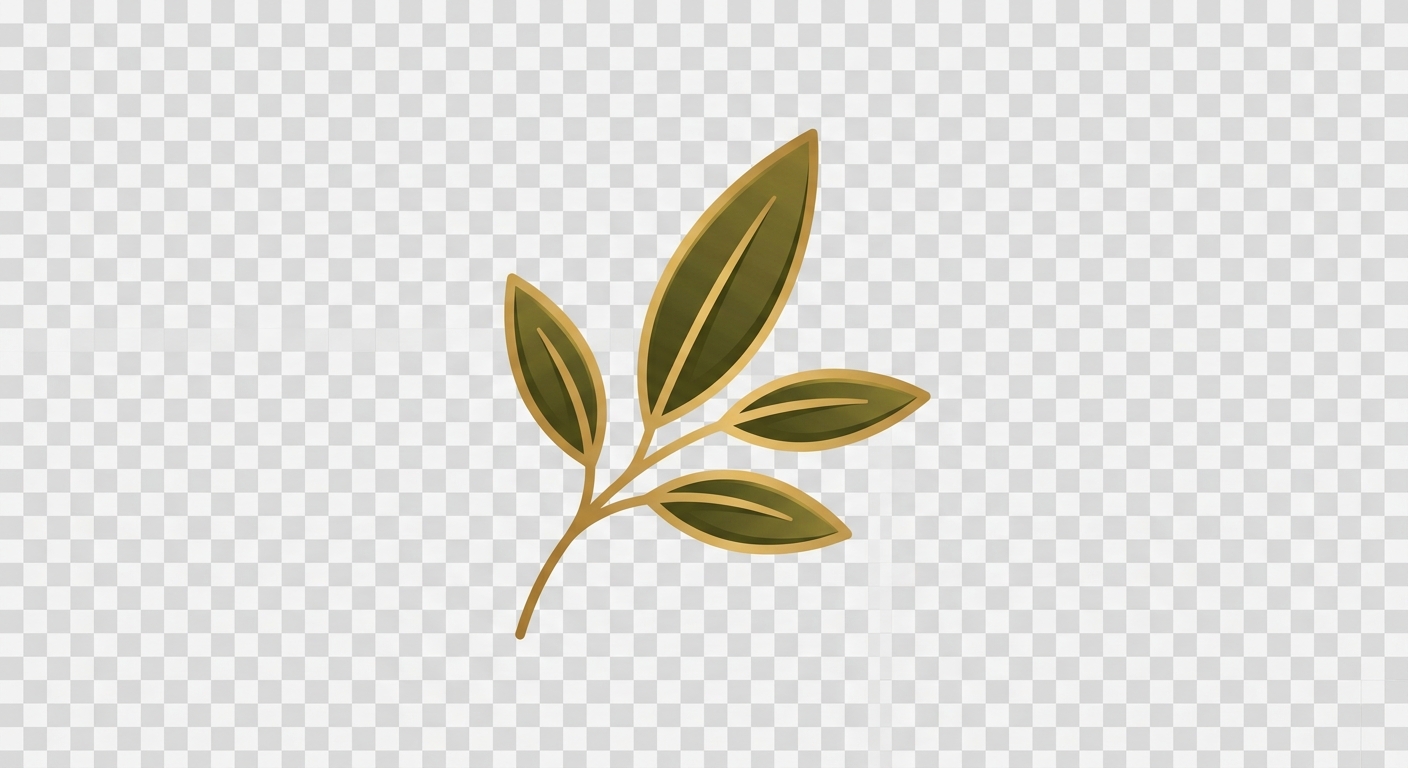 Forest Natural Health logo, an olive branch emblem